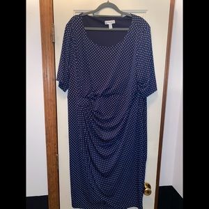 Dress Barn Navy Blue Dress